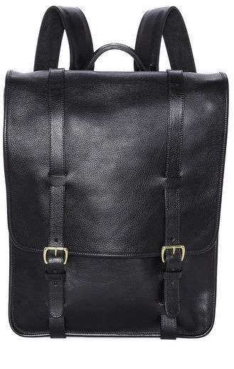 Lotuff Leather Leather Backpack, $1,300 | East Dane | Lookastic