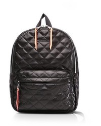M Z Wallace Mini Metro Backpack Black Leather