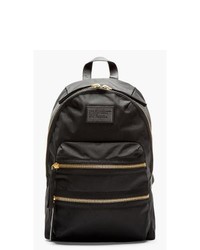 Marc by Marc Jacobs Black And Gold Domo Arigato Packrat Backpack
