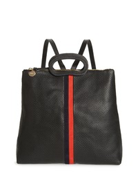 Clare V. Marcelle Perforated Leather Backpack
