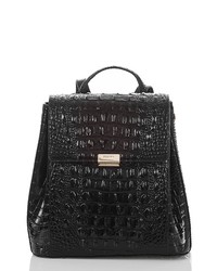 Brahmin Margo Croc Embossed Leather Backpack