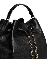Tory Burch Marion Leather Bucket Backpack