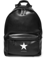 Givenchy Medium Backpack In Black And White Leather