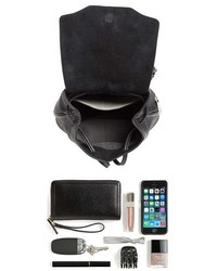 Rag & Bone Micro Pilot Pebbled Leather Backpack