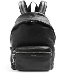 Saint Laurent Mini City Leather Backpack