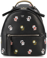 Fendi Mini Floral Embroidered Backpack