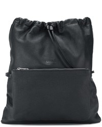 MM6 MAISON MARGIELA Front Pocket Drawstring Backpack