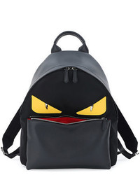 Fendi Monster Eyes Leathernylon Backpack