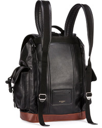 Givenchy Obsedia Leather Flap Backpack Blackbrown