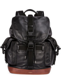 Givenchy Obsedia Leather Flap Backpack Blackbrown