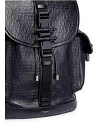Givenchy Obsedia Star And Trident Embossed Leather Backpack
