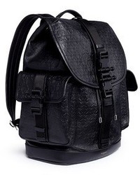 Givenchy Obsedia Star And Trident Embossed Leather Backpack