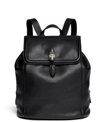Alexander McQueen Padlock Leather Backpack