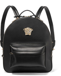 Versace Palazzo Medium Leather Backpack Black