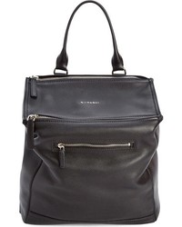 Givenchy Pandora Waxy Leather Backpack Black