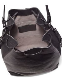 Vince Park Medium Drawstring Leather Backpack