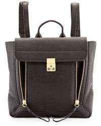 3.1 Phillip Lim Pashli Leather Zip Backpack Black