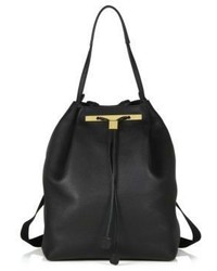 The Row Pebbled Leather Backpack 11