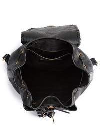 See by Chloe Polly Leather Backpack Black