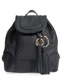 See by Chloe Polly Leather Backpack Black