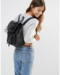 Reclaimed Vintage Premium Leather Long Strap Backpack