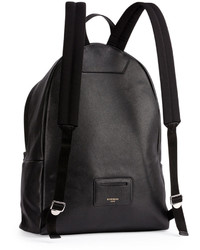 Givenchy Printed Logo Leather Backpack Black