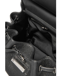 Alexander Wang Prisma Skeletal Textured Leather Backpack Black