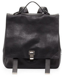 Proenza Schouler Ps Large Leather Backpack Black
