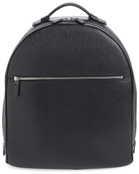 Salvatore Ferragamo Revival Leather Backpack Black