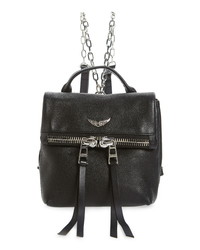 Zadig & Voltaire Romy Compact Leather Backpack