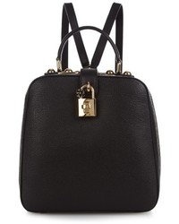 Dolce & Gabbana Rosaria Leather Box Backpack