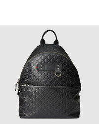 Gucci Rubber Ssima Leather Backpack