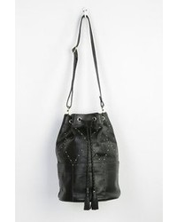 UO Sancia Valencia Studded Leather Bucket Bag