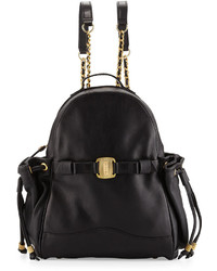 Sarah Jessica Parker Sjp By Uni Leather Backpack Black