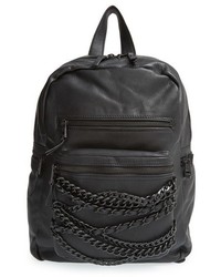 Ash Small Domino Chain Leather Backpack