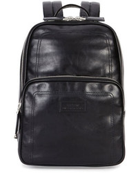 Bally Small Smooth Leather Backpack Black