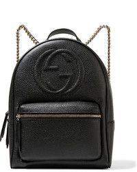 Gucci Soho Textured Leather Backpack Black
