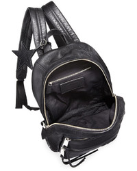 Marc Jacobs Star Patchwork Leather Backpack Blackmulti