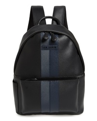 Ted Baker London Stripe Faux Leather Backpack