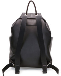Alexander McQueen Stud Skull Leather Backpack Black