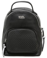 Karl Lagerfeld Super Mini Leather Backpack