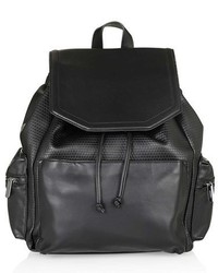 Topshop Textured Faux Leather Backpack