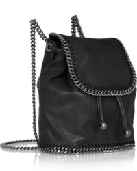 Stella McCartney The Falabella Mini Faux Brushed Leather Backpack