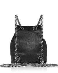 Stella McCartney The Falabella Mini Faux Brushed Leather Backpack