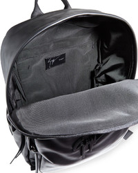 Giuseppe Zanotti Tonal Logo Leather Backpack