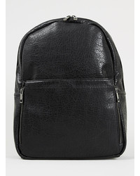 Topman Premium Leather Look Backpack