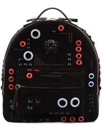 Versace Abstract Embroidery Backpack