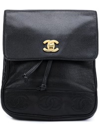 Chanel Vintage Cc Logo Backpack