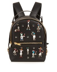 Sophie Hulme Wilson Embellished Mini Leather Backpack