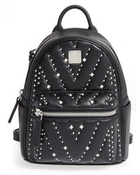 MCM X Mini Diamond Disco Leather Backpack